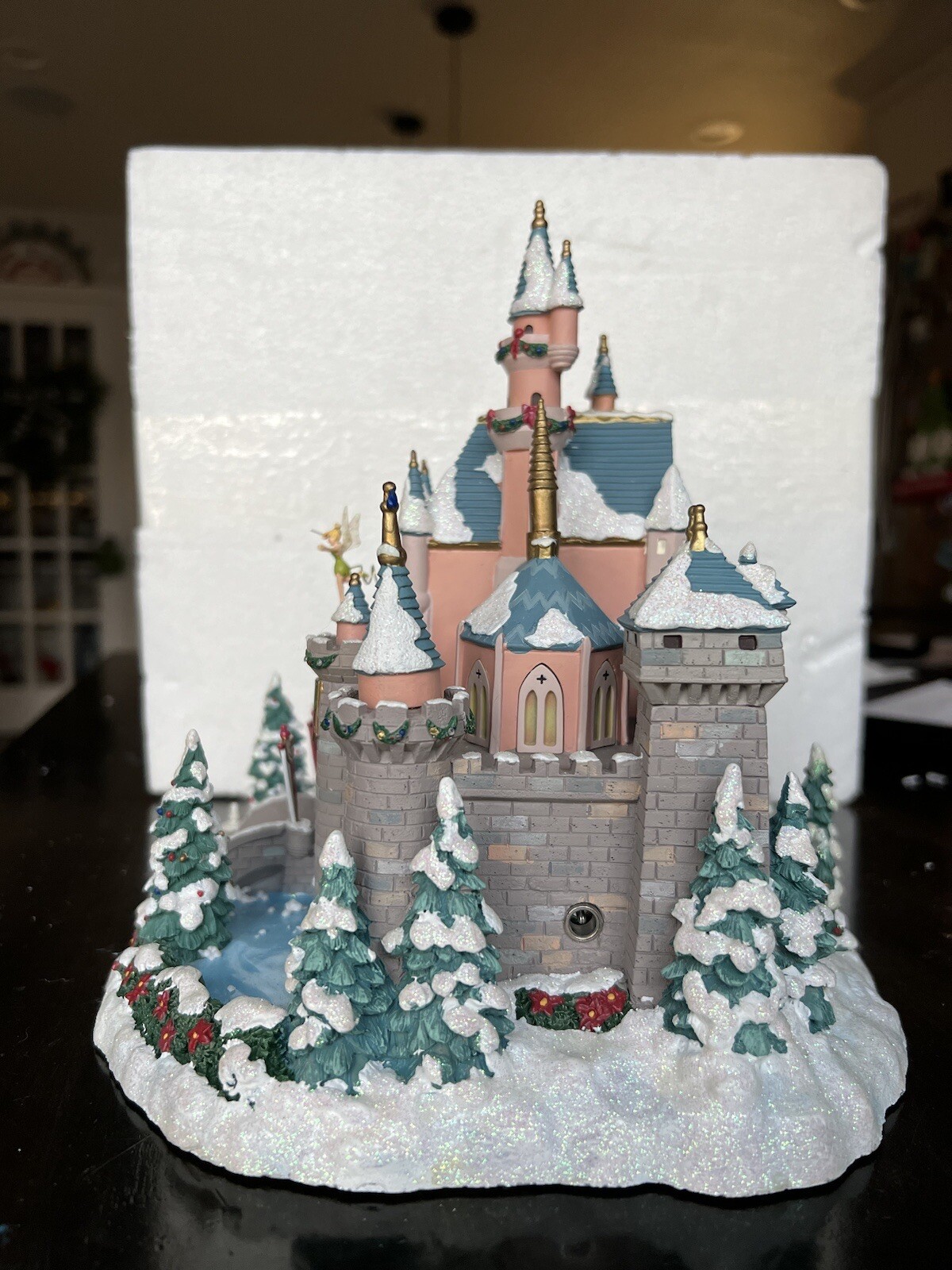 ONE OF A KIND RARE Disney Princess christmas village Castle dept 56