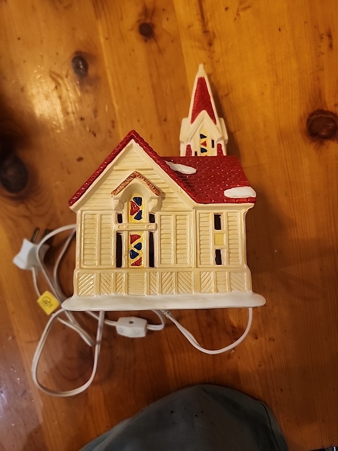 Vintage 1990 Christmas Valley Porcelain Christmas Village House