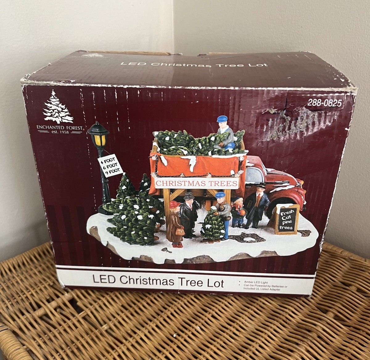 Enchanted Forest Musical Christmas Tree Lot w/ LED by Menards #288-0825. 2012