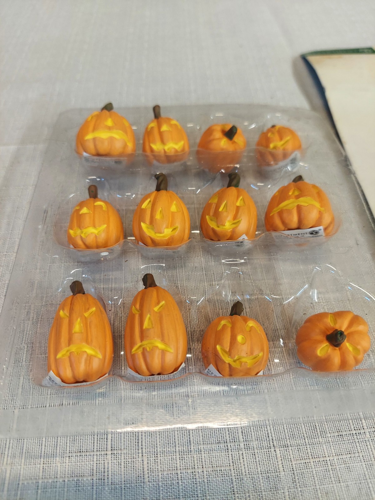 Department 56 Village Accessories Jack-O-Lantern Pumpkins Set of 12 56.53077