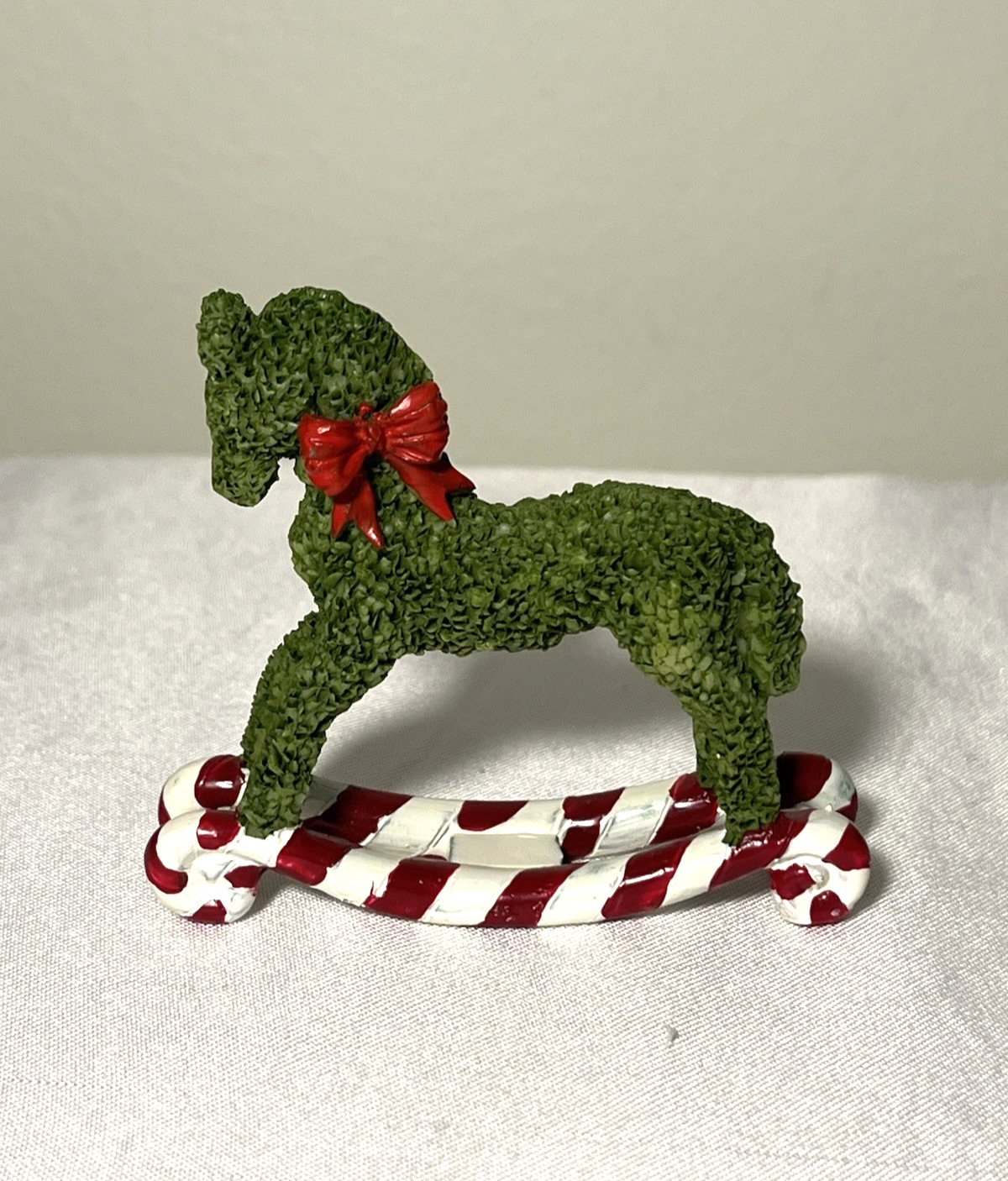 Lemax 2006 Rocking Horse Topiary Christmas Village Garden Figure RARE