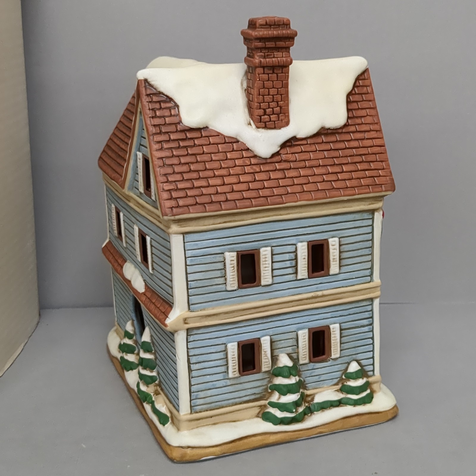 Lefton SPRINGFIELD HOUSE Colonial Christmas Village 00989 Holiday 1996