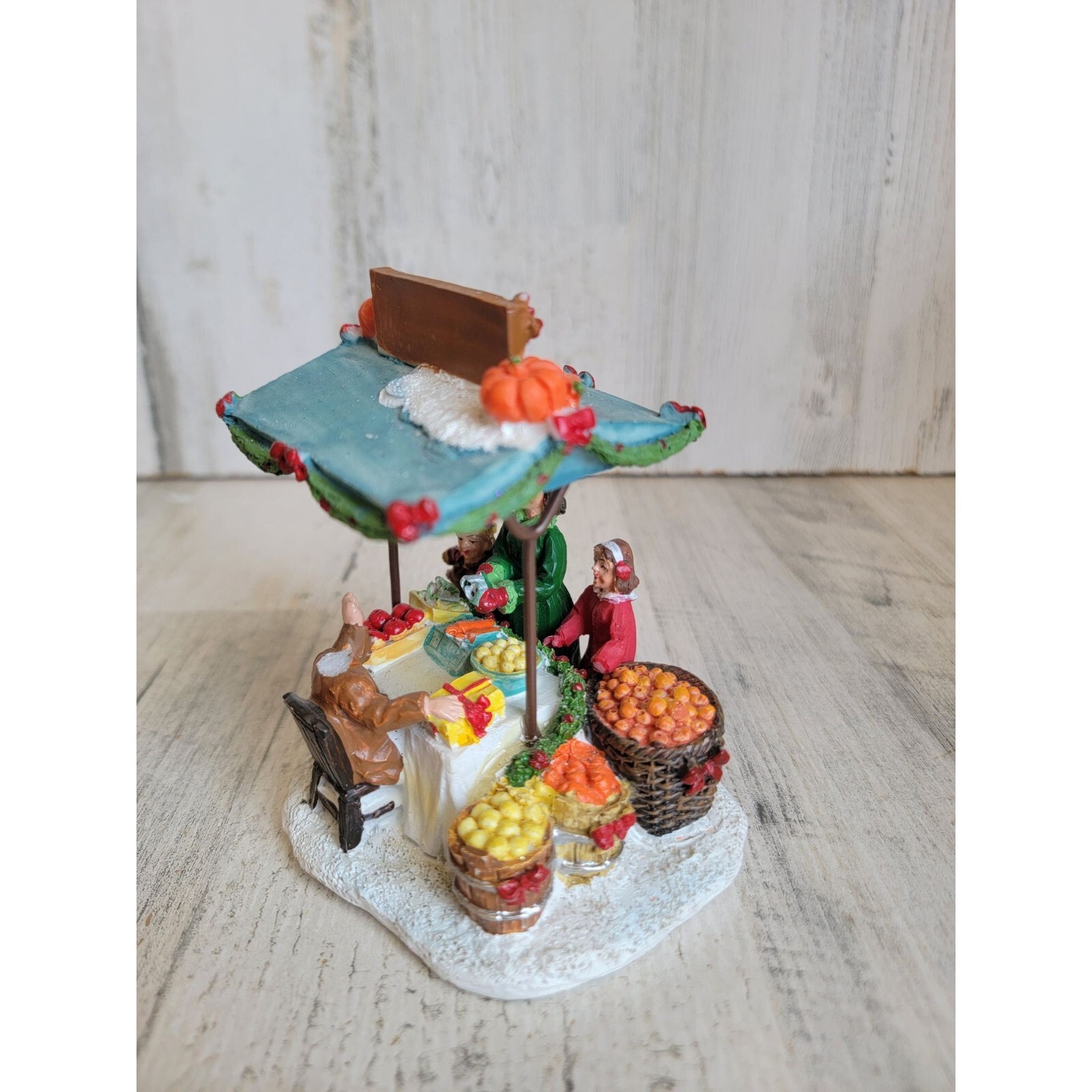St Nicholas square Farmer’s Market AS IS fall Harvest village accessory xmas