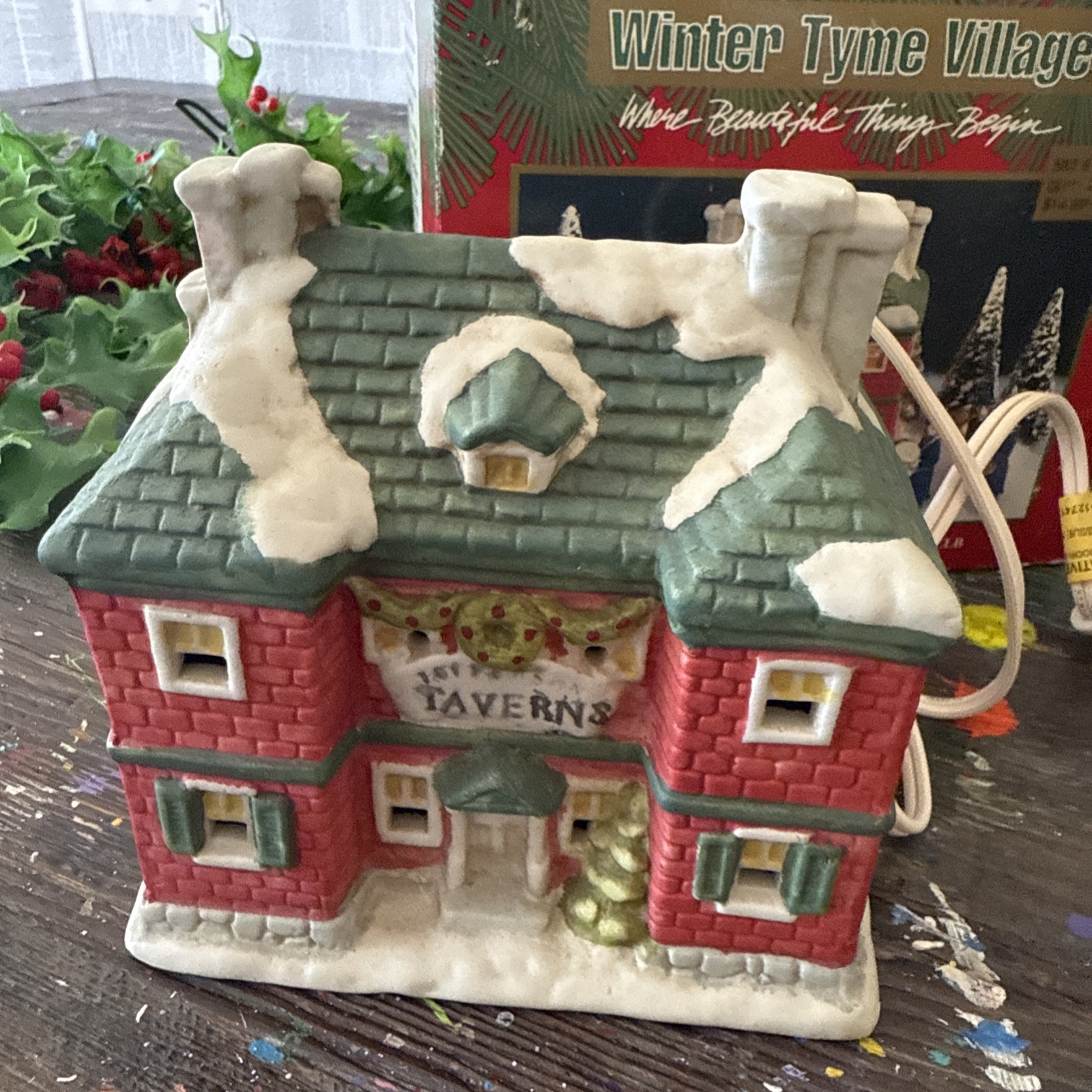 Franks Winter Tyme Jefferson Tavern Christmas Village Williamsburg Colonial