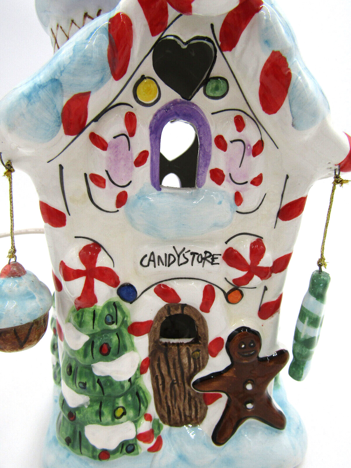 Elements Christmas Village Candy Store Ceramic Light-Up House Cupcake