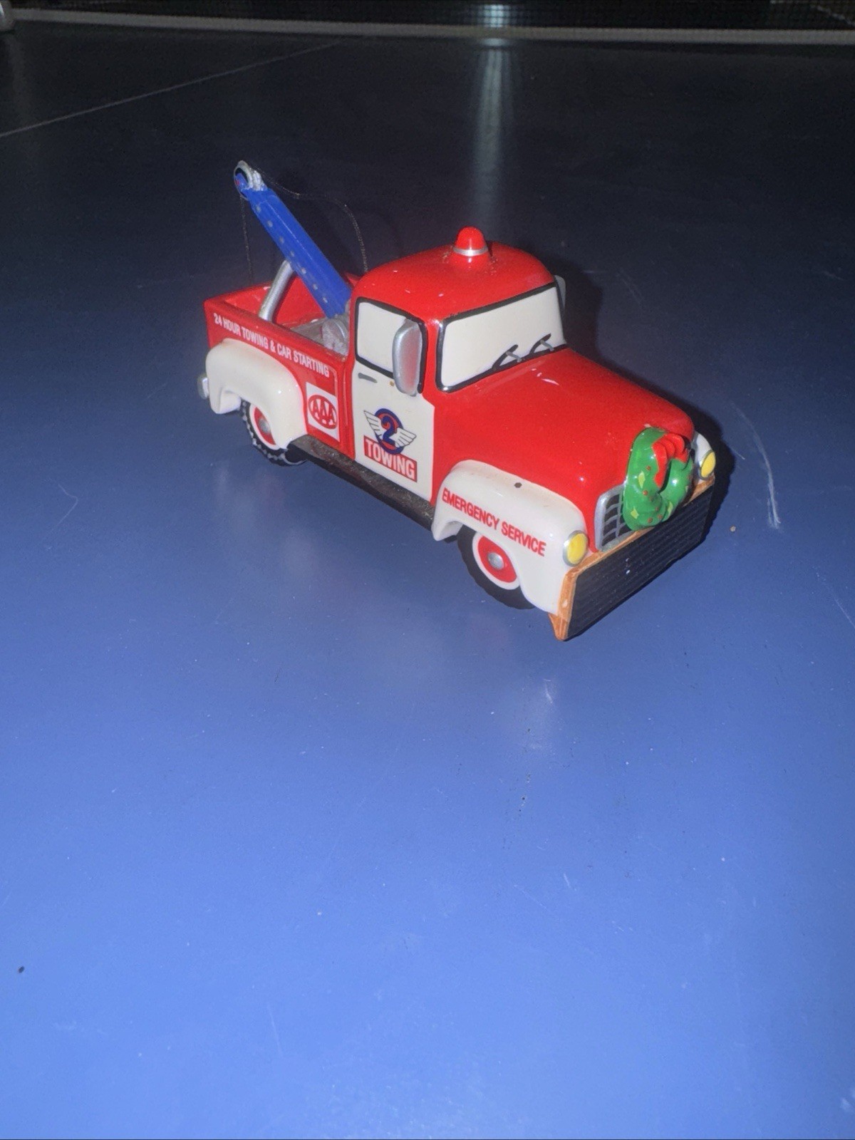 DEPARTMENT 56 SNOW Village service vehicle AAA TOW TRUCK accessory #56.54959
