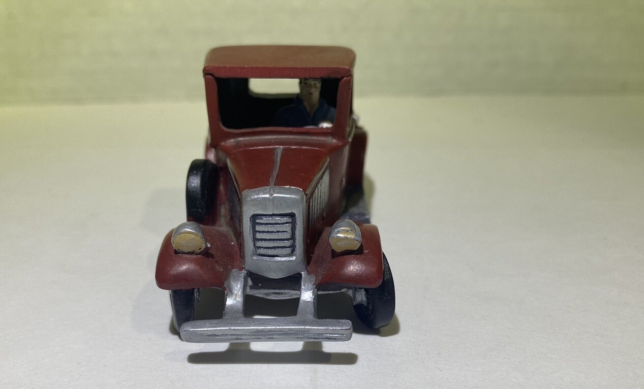 Hawthorne Village 3” Wine Color “Red Car” With Driver 2000