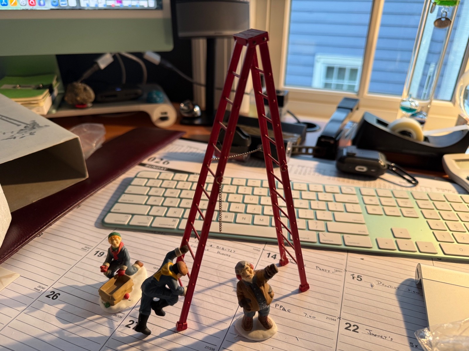 Heritage Village Collection “Town Tree Trimmers Set of 4