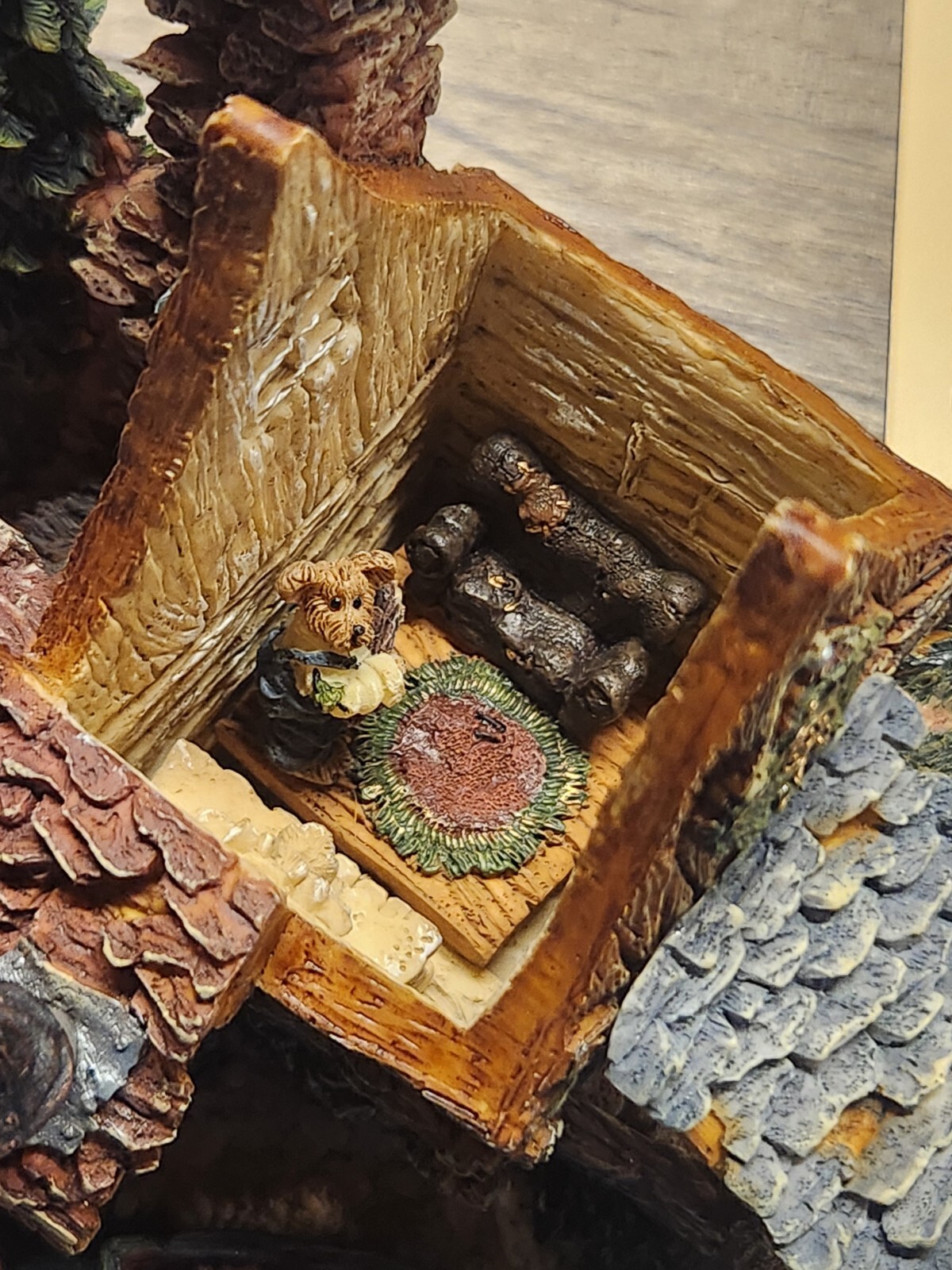BOYDS BEARLY-BUILT VILLAGES #5 EDMUND’S HIDEAWAY SET 2000 – NEW IN BOX