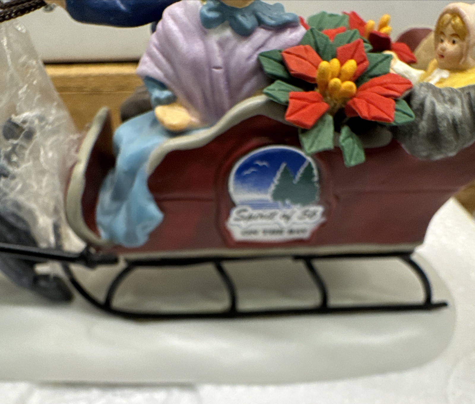 RARE SIGNED 2006 Department 56-Special Designs – Sleigh-RIDE on the Bay #06479