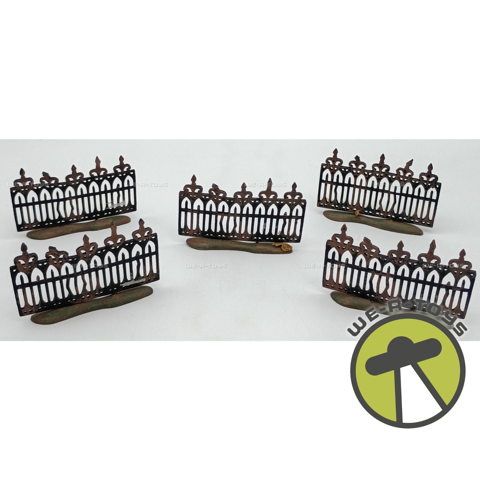 Department 56 Spooky Wrought Iron Fence Halloween Accessories 5 Pieces 5652982