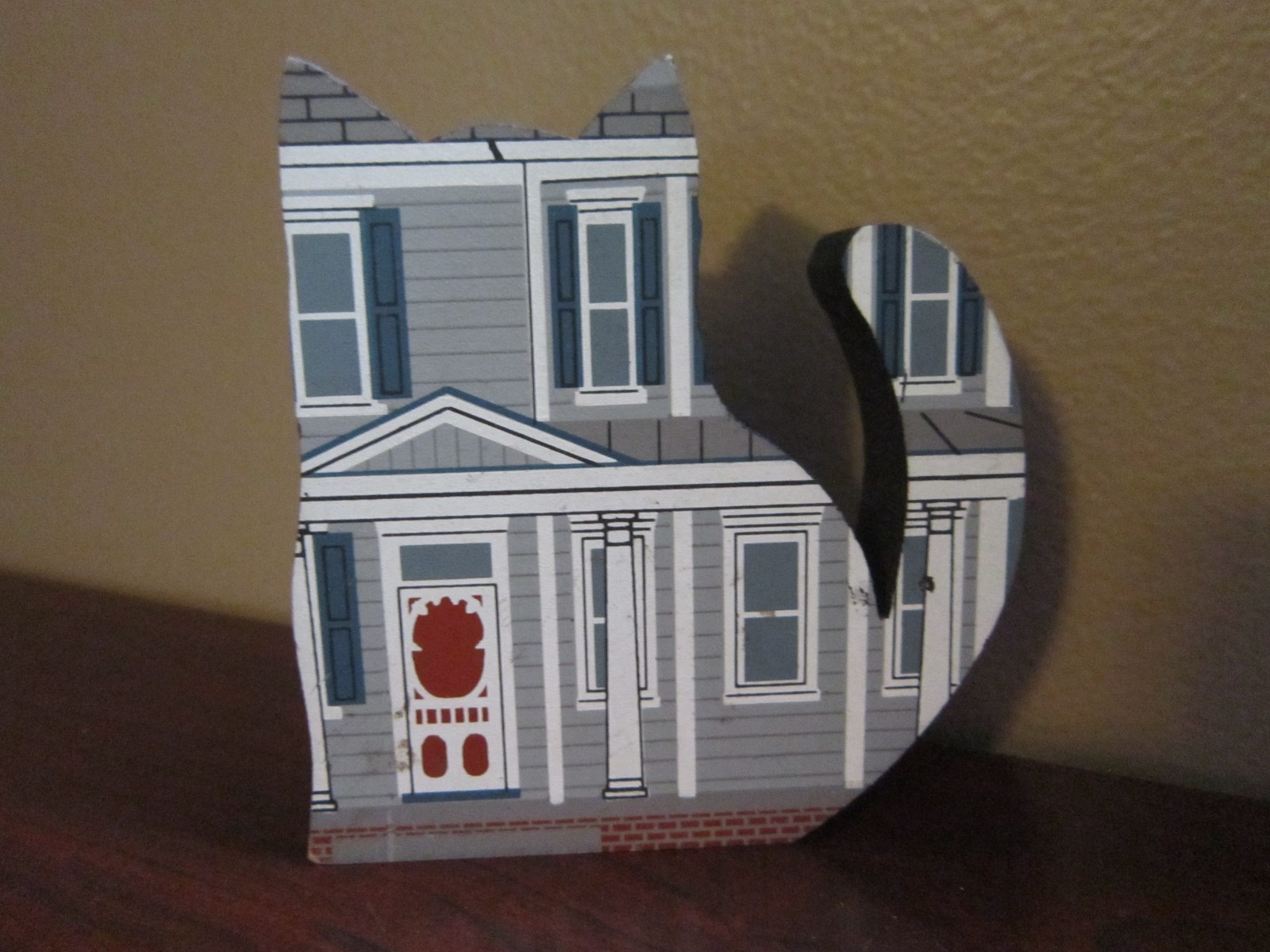 CASPER THE CAT SILHOUETTE CUTOUT CAT’S MEOW VILLAGE FROM BIRELY PLACE MD BLOCK