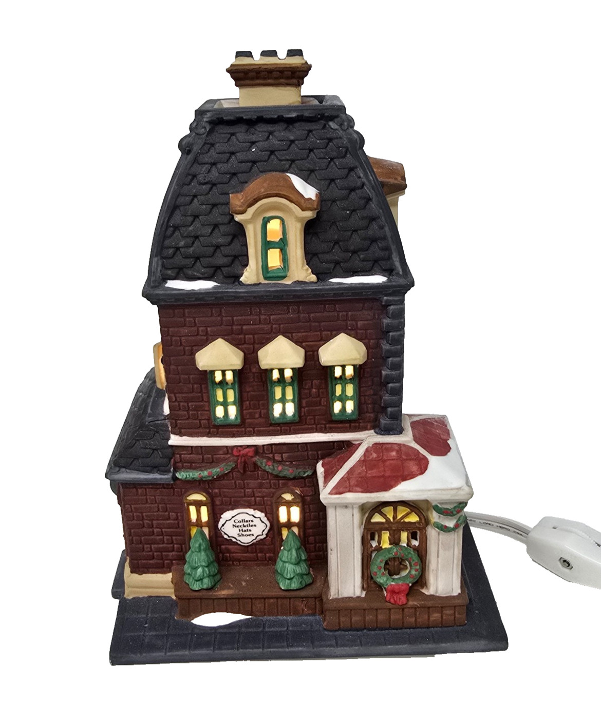 Dept 56 Christmas in the City Haberdashery Edward’s Men’s Clothing Store