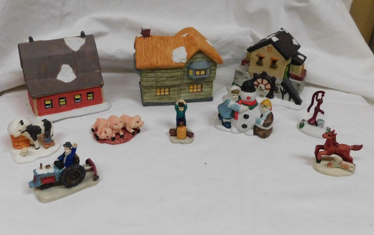 Vintage -Share The Joy -Farm Scene from Caldor