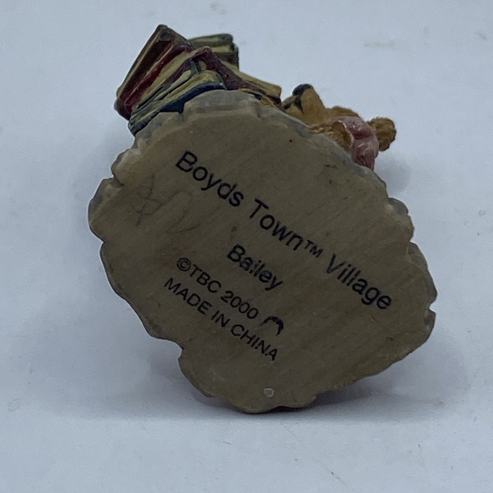 Boyds Town Village 3 Mini Figurines Library Bears Books Ms Griz Bailey York