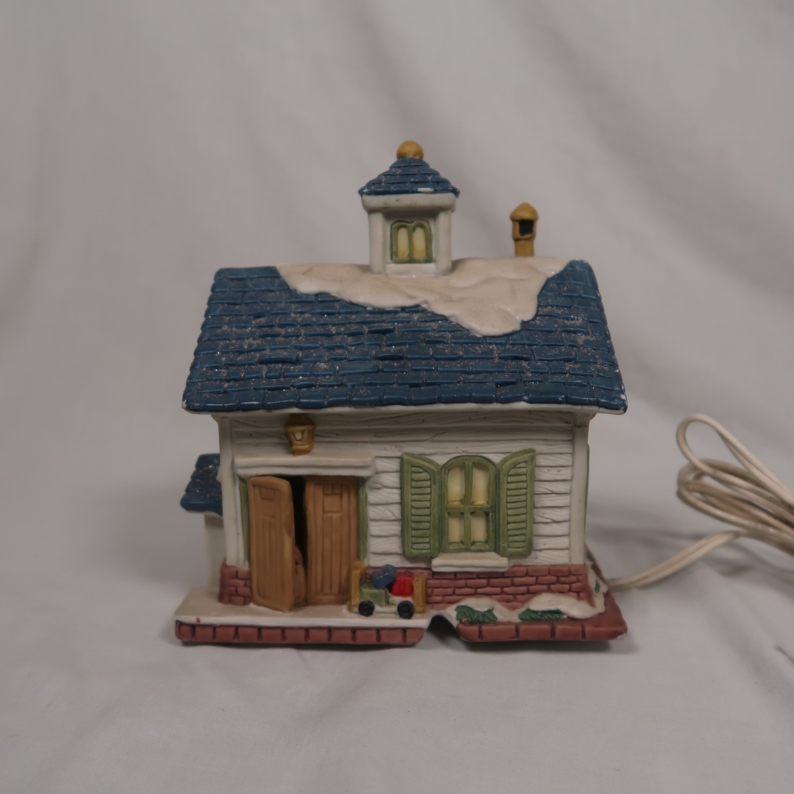 SantaKins Village “Baldy’s Post Office” A Sants’s Best Limited-Edition Porcelain