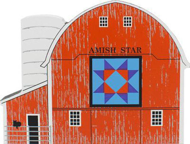 Cat’s Meow Village America’s Amish Star Quilt Barn #06-511 NEW *SHIPPING DISC*