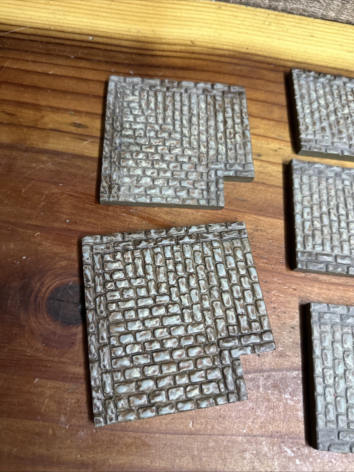 Dept 56 Village Accessories Brick Path Brown 6 Piece Set 56.53136 -c