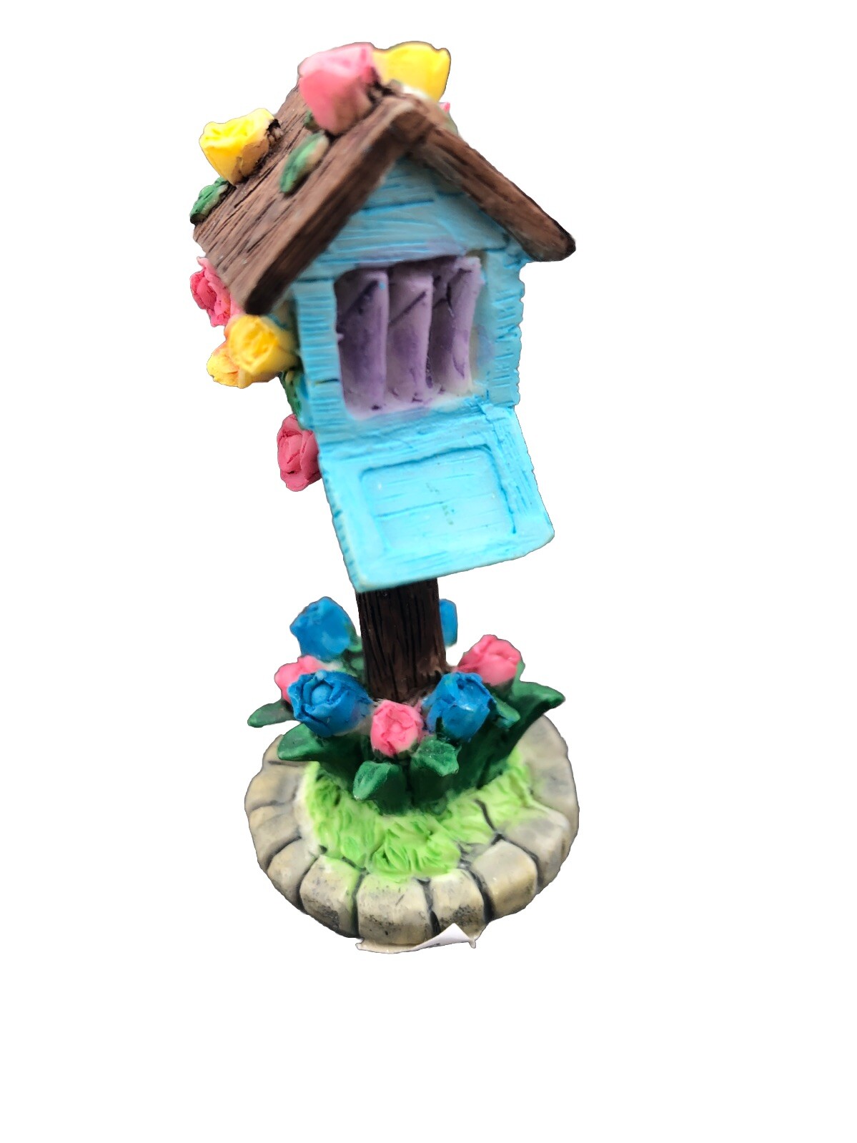 VTG Easter Village Town House Ceramic Building & Box 10 Piece Bunny No Cords