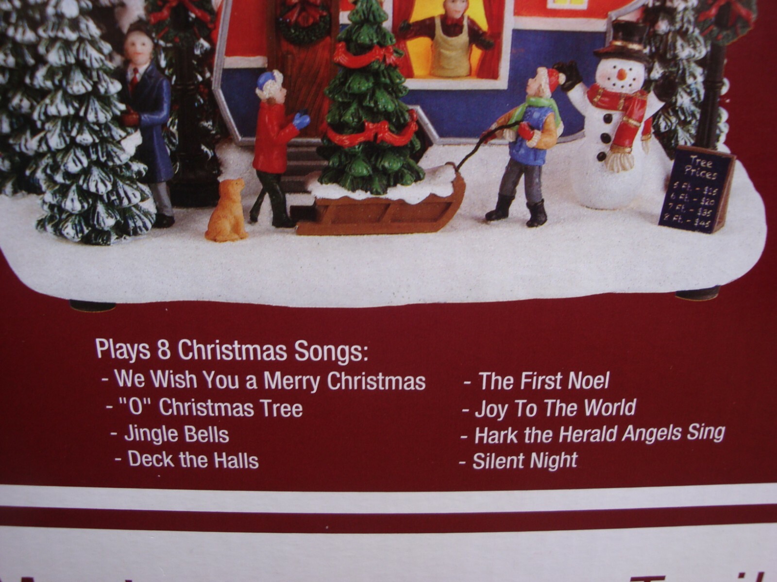 Enchanted Forest Musical Christmas Trailer w/ LED by Menards #289-3540 NIB 2021