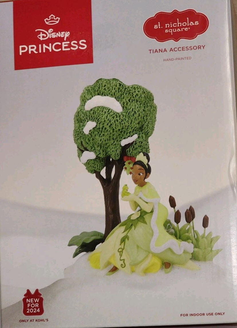 Disney’s Princess Tiana Village Table Decor St Nicholas Square NIB MSRP $69