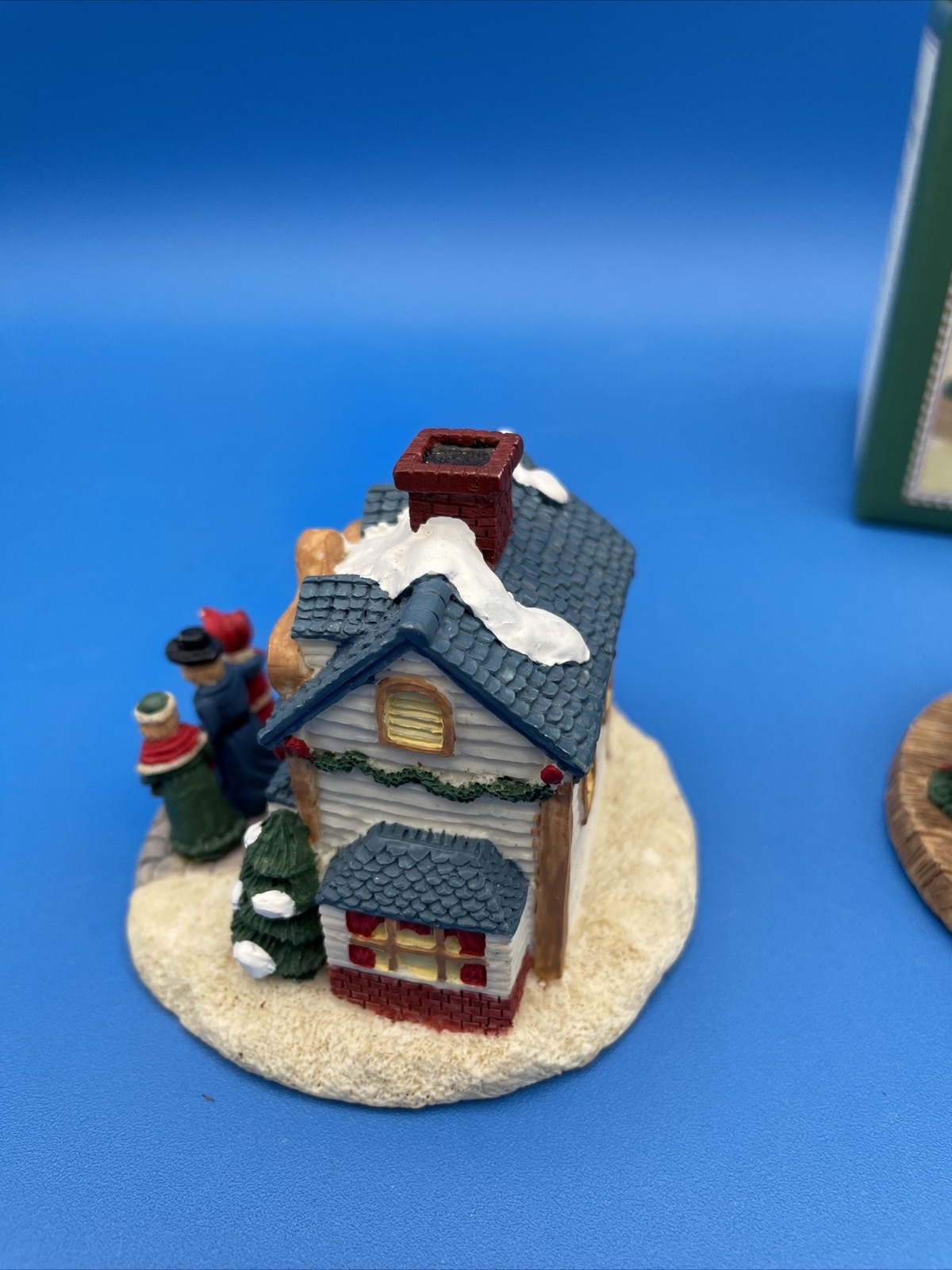 Crystal Falls Village Burlington Inn and Town Theatre Christmas Decor Display