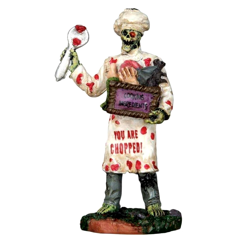 Lemax GHOUL CHEF # 62430 Halloween Spooky Town 2016 Retired NEW