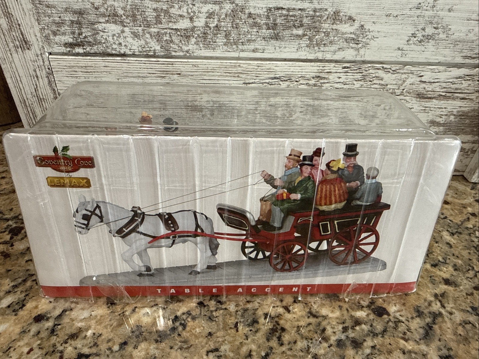 Coventry Cove By Lemax – CARRIAGE RIDE 3841 – Table Accent – 2010