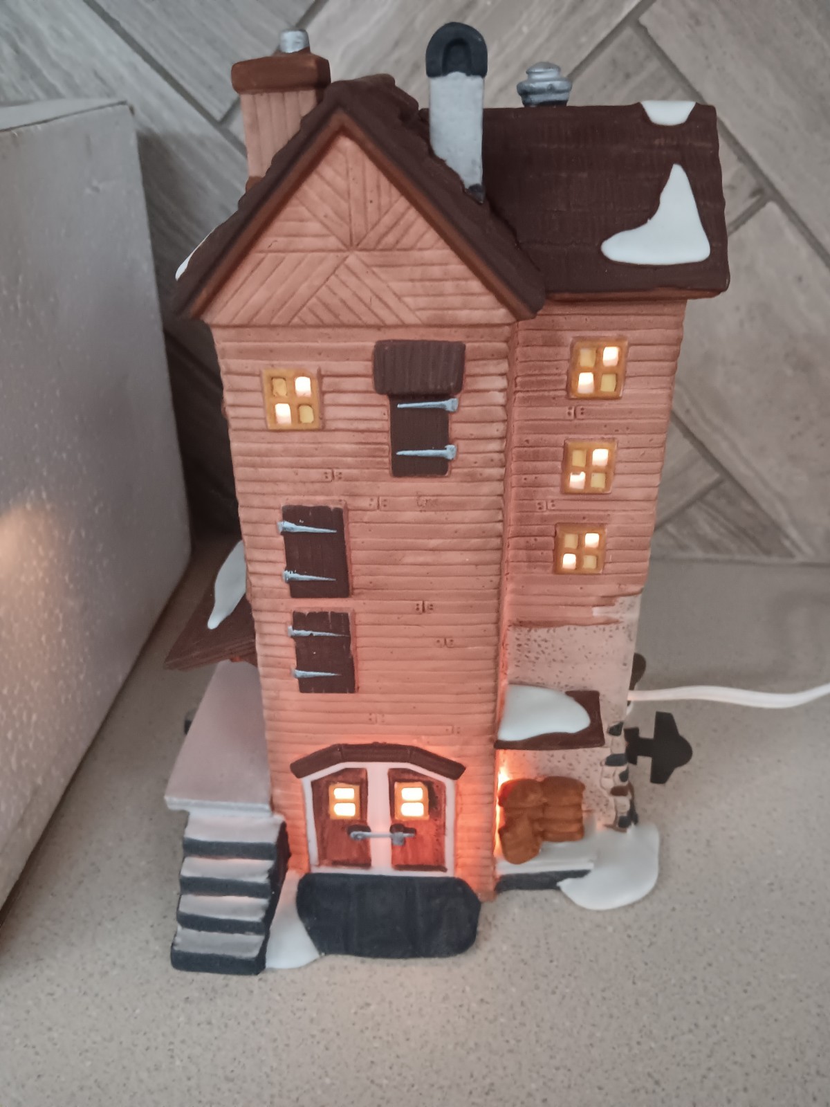 Dept 56 Dickens Village Great Denton Mill Retired W/Original Box