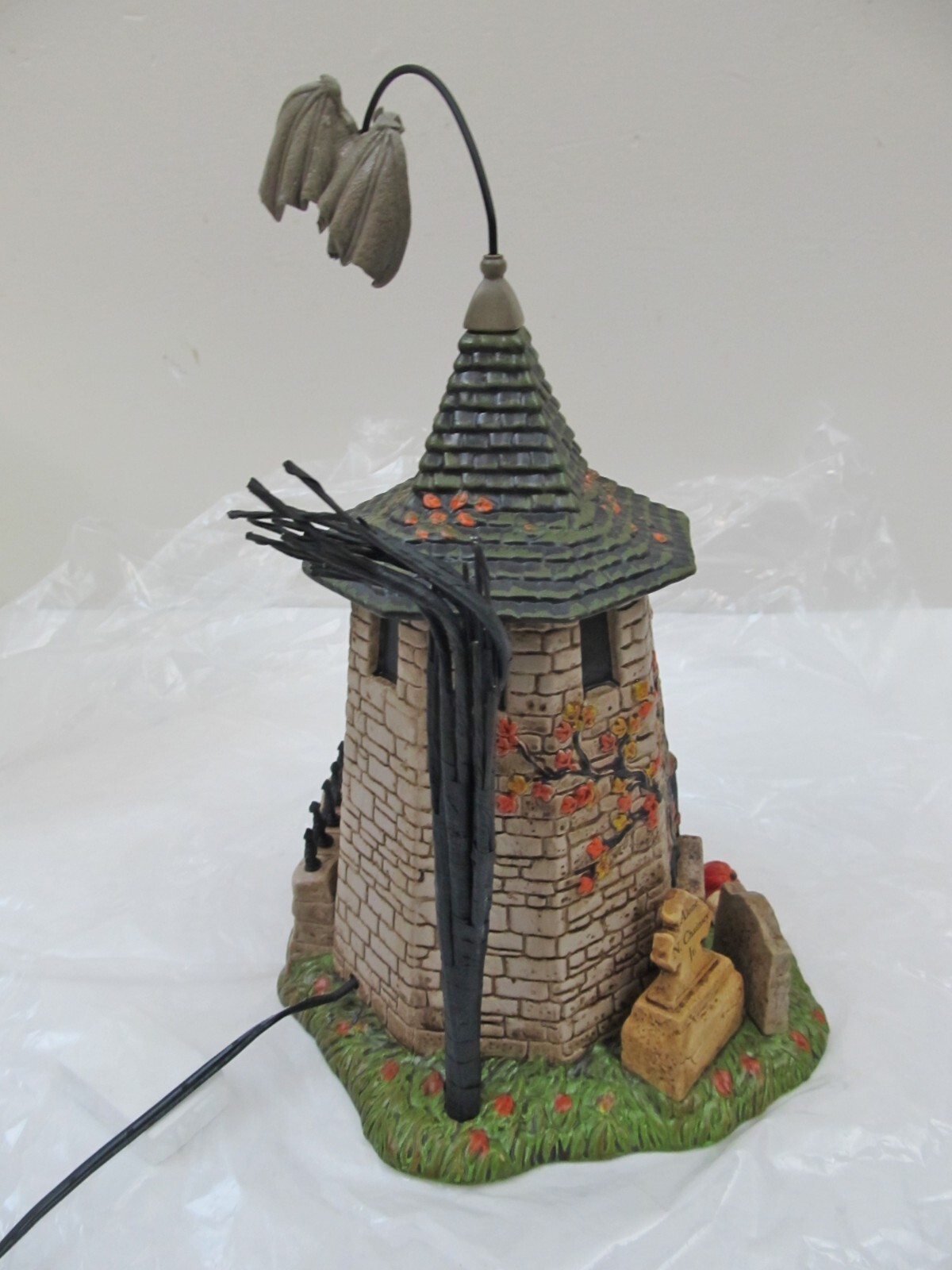 Department 56 Haunted Tower Tours w/ Rotating Gargoyle, unused – FAST SHIPPING