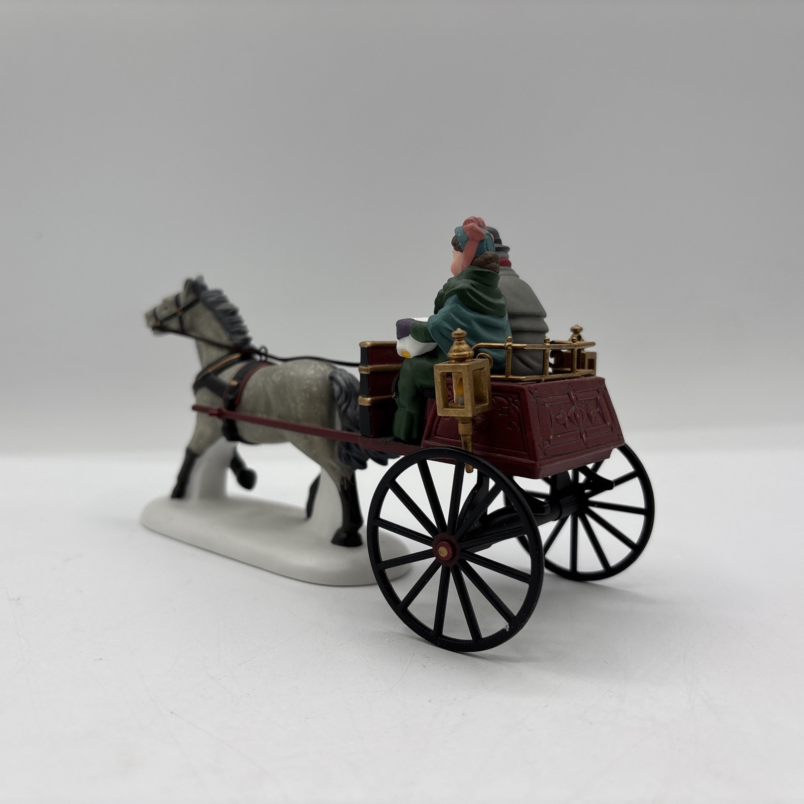 Department 56 1996 Vintage Heritage Village Collection Red Christmas Sulky 58401