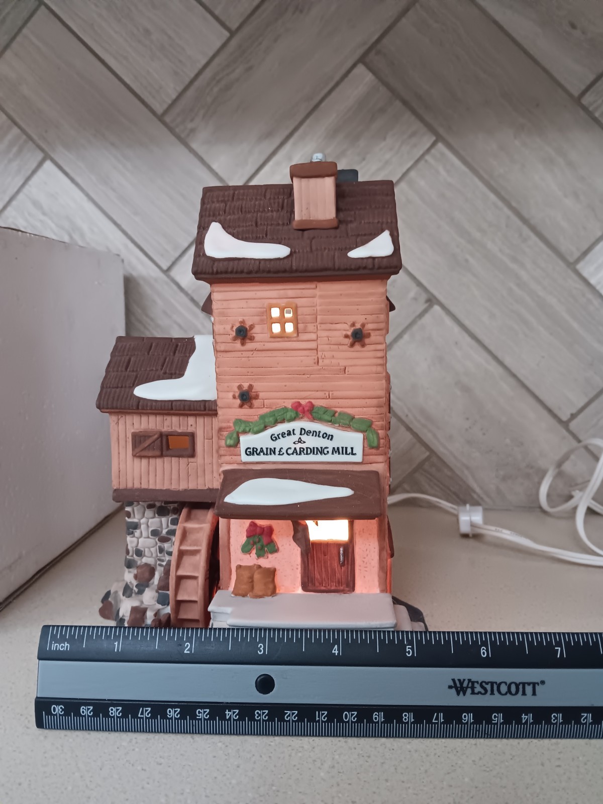 Dept 56 Dickens Village Great Denton Mill Retired W/Original Box