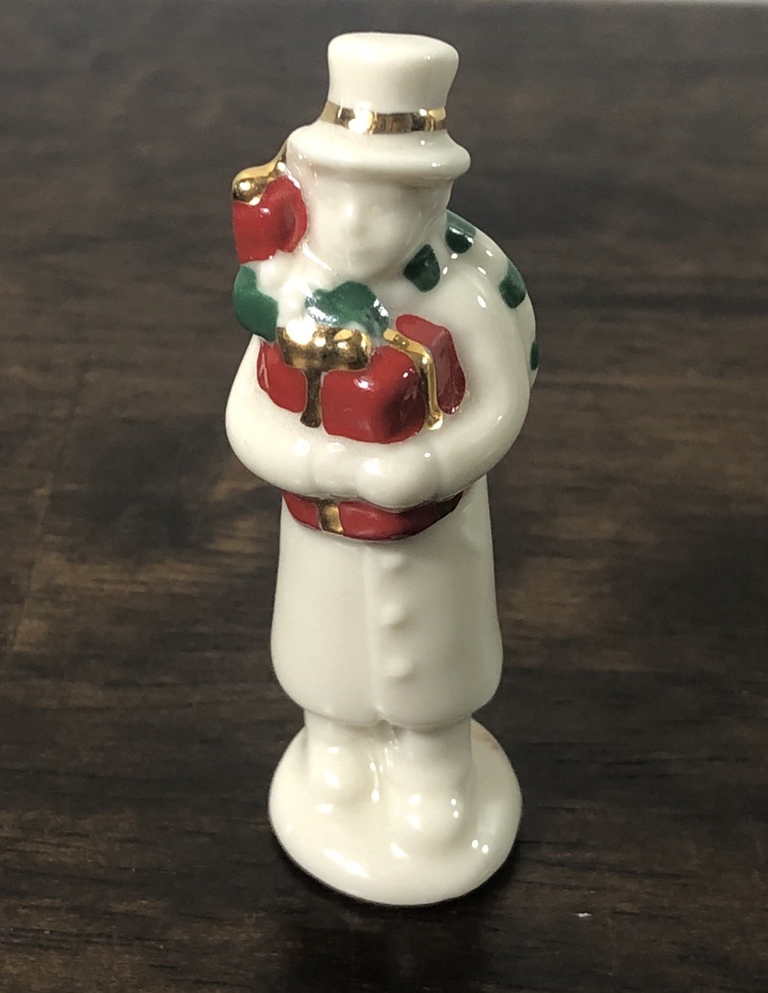 Lenox Mistletoe Park 2” Male Shopper with Presents Replacement Figurine