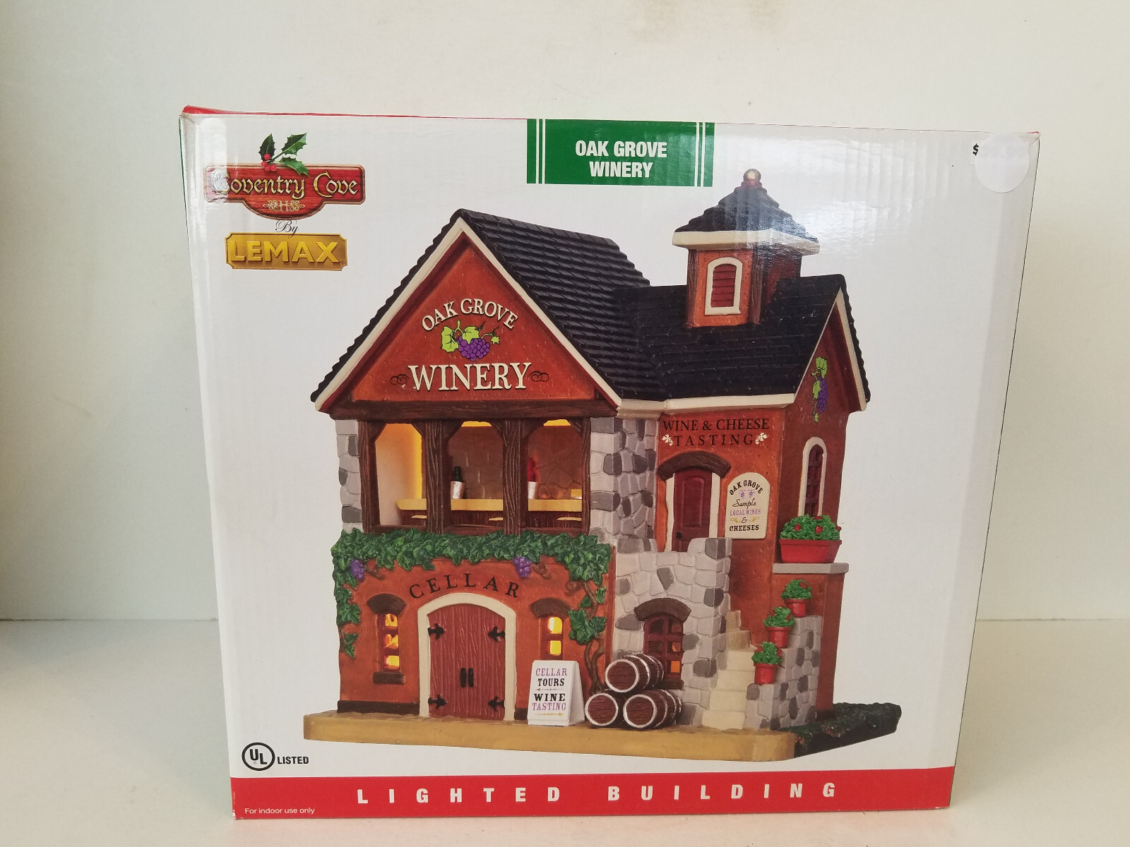 Lemax Coventry Cove Oak Grove Winery 2015 Lighted Christmas Village Building