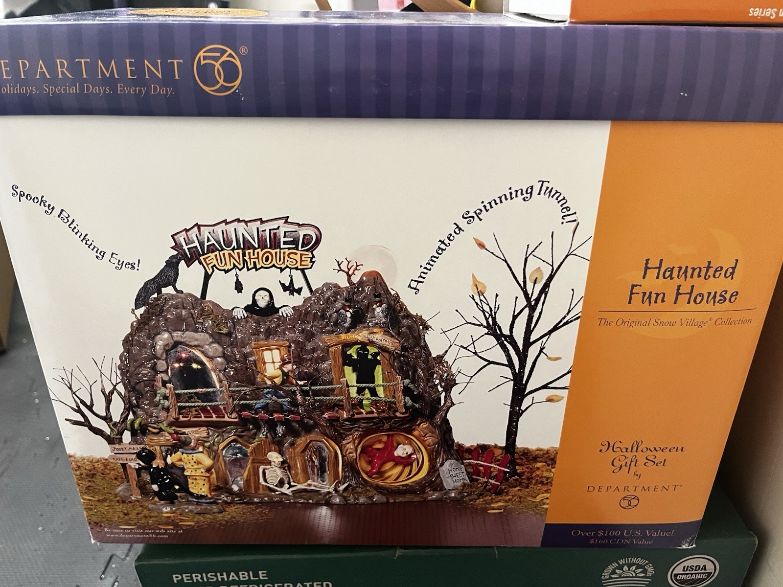Dept 56 Retired Haunted Fun House Original Snow Village Halloween (#56.55094)