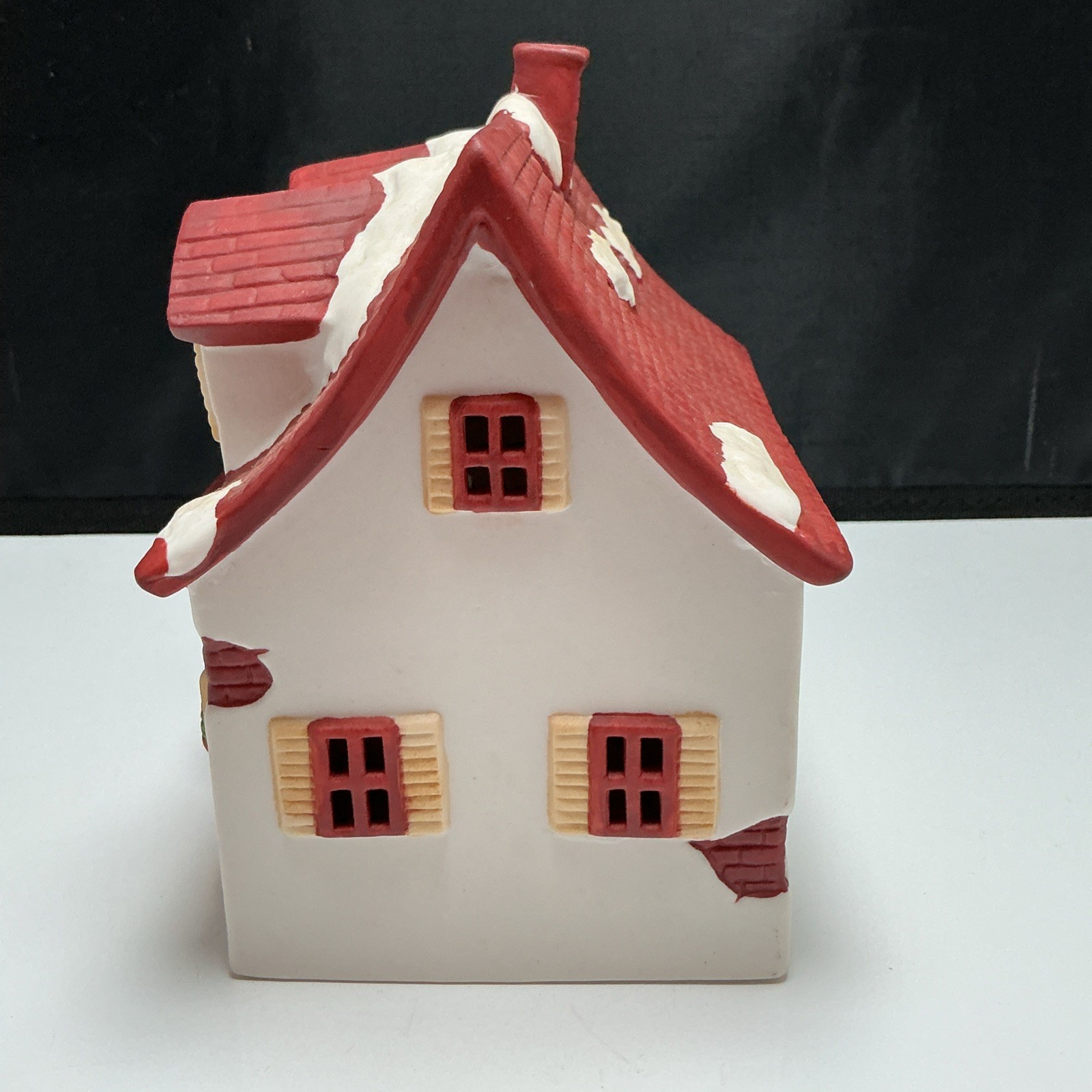 Vtg Seymour Mann Christmas Village Tea and Spice Shop Light Up House No Cord