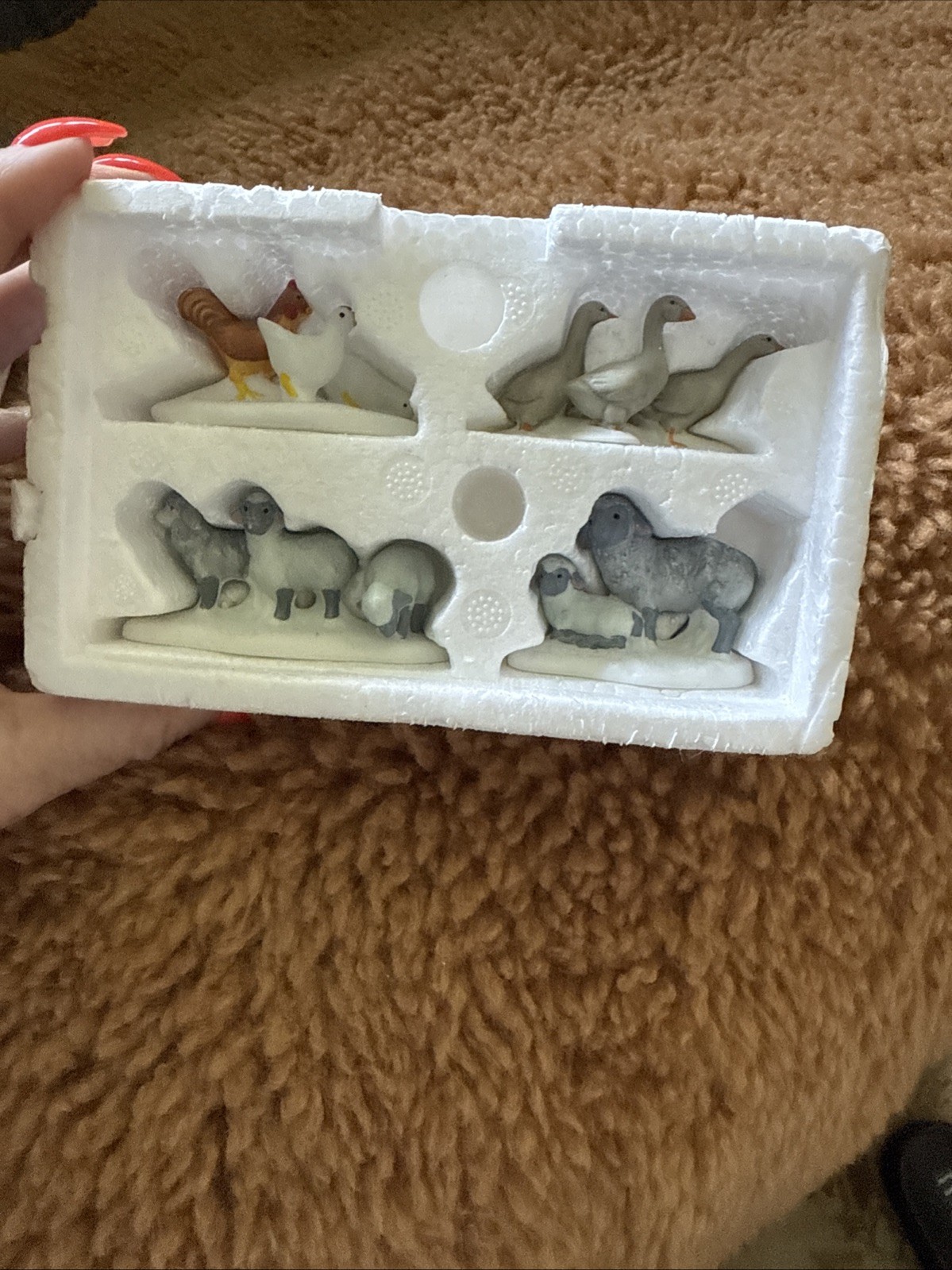 Dept. 56 Farm Animals 5945-5 Set Of 4 Heritage Village Figures Christmas Retired