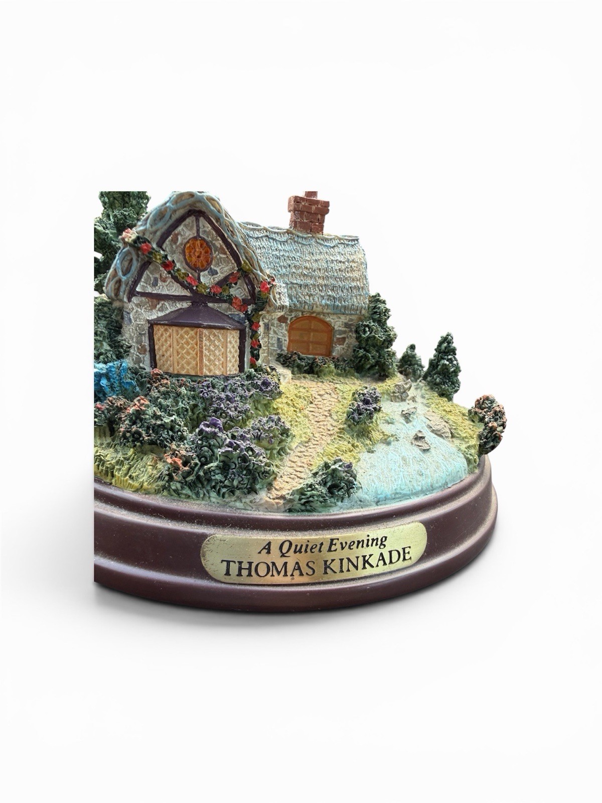 Thomas Kinkade A Quiet Evening Light Up Cottage House Painter Of Light