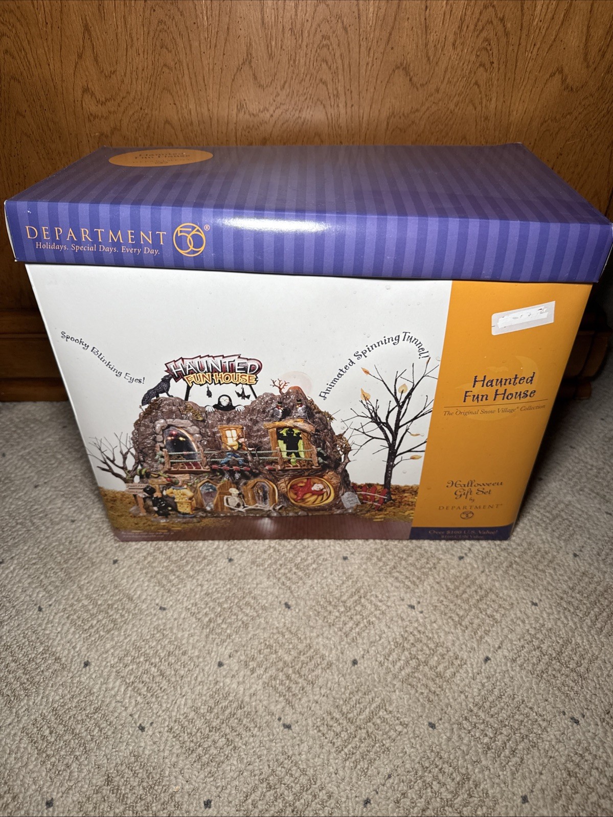 Dept 56 Retired Haunted Fun House Original Snow Village Halloween (#56.55094)