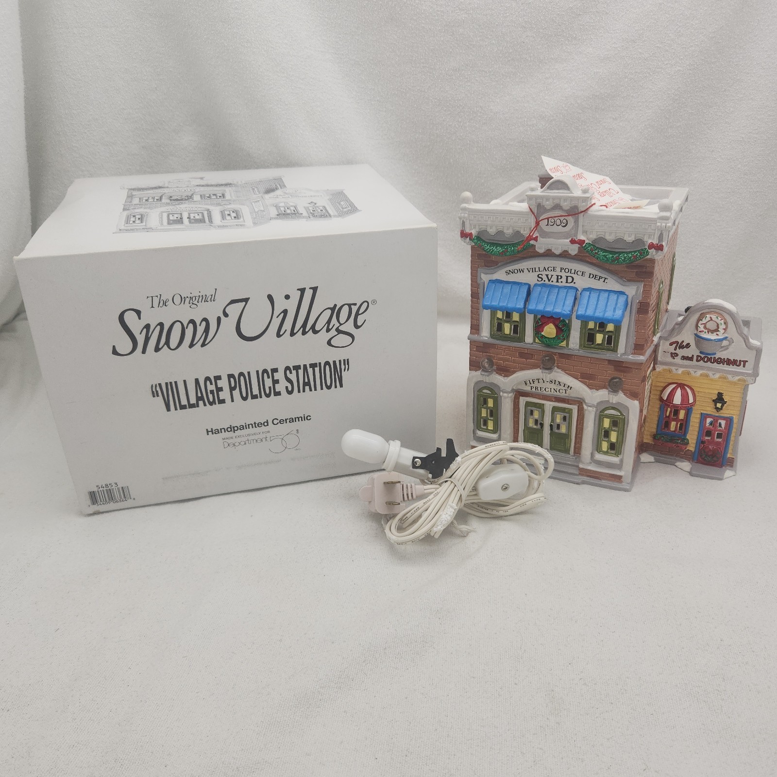 House 1995 Snow Village Police Station 56th Precinct Department 56 Retired VTG