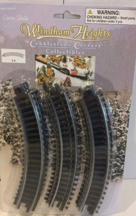 Windham Heights By Cobblestone Corners Collectibles Curve Rails HO Scale Train