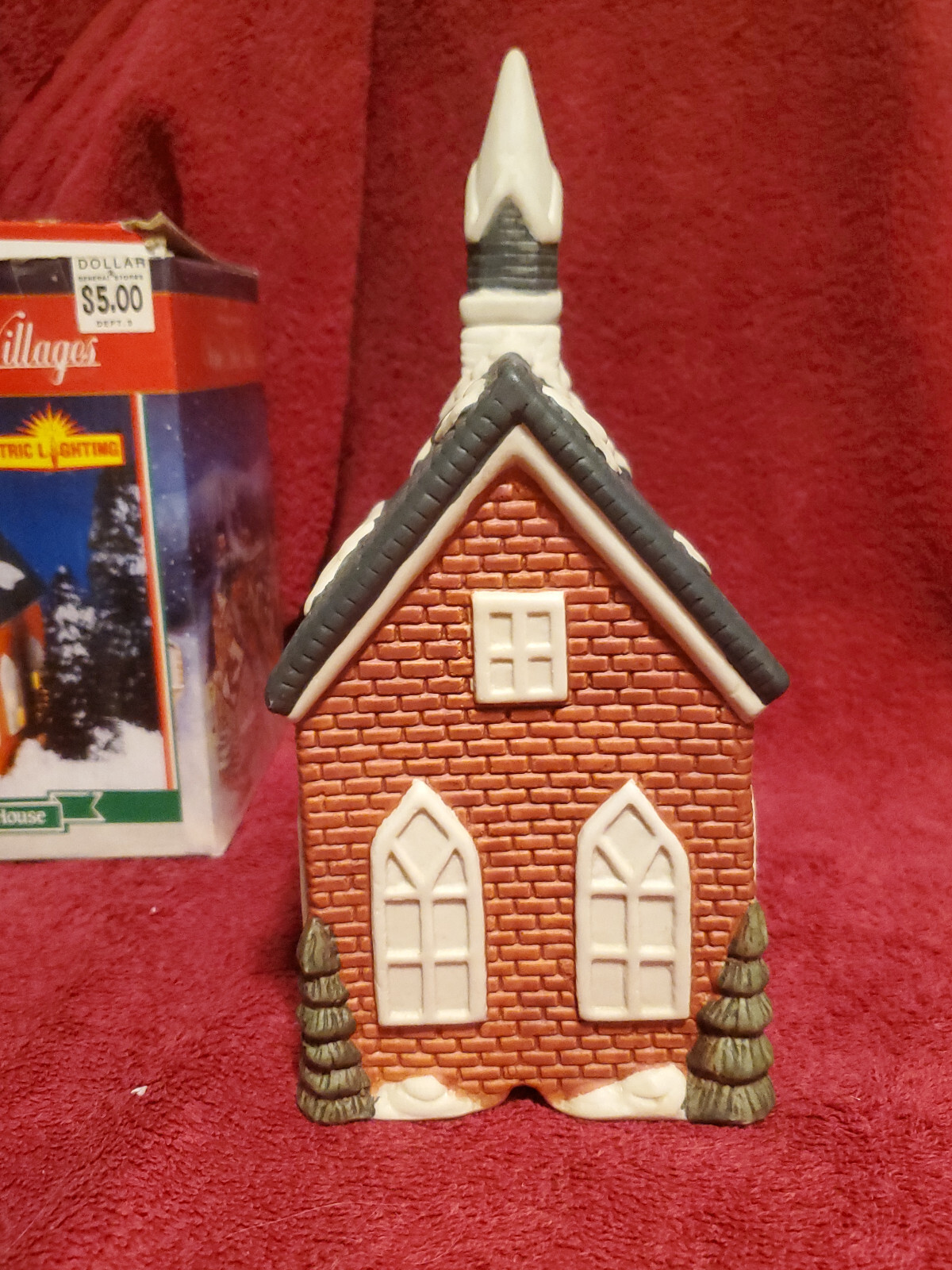 Winter Valley Village Hand Painted Ceramic Church House