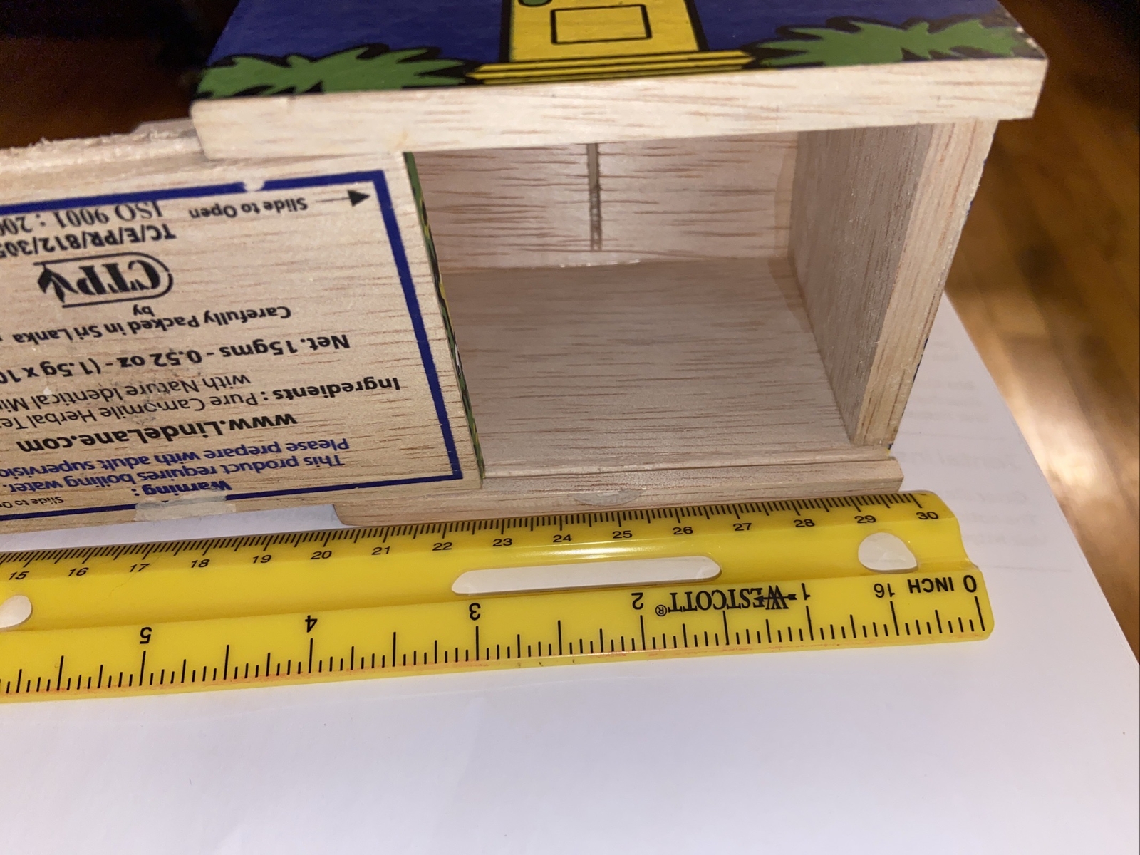 Rock-A-Bye, Baby Kids Tea Wooden House Bank ￼W/!removable Floor