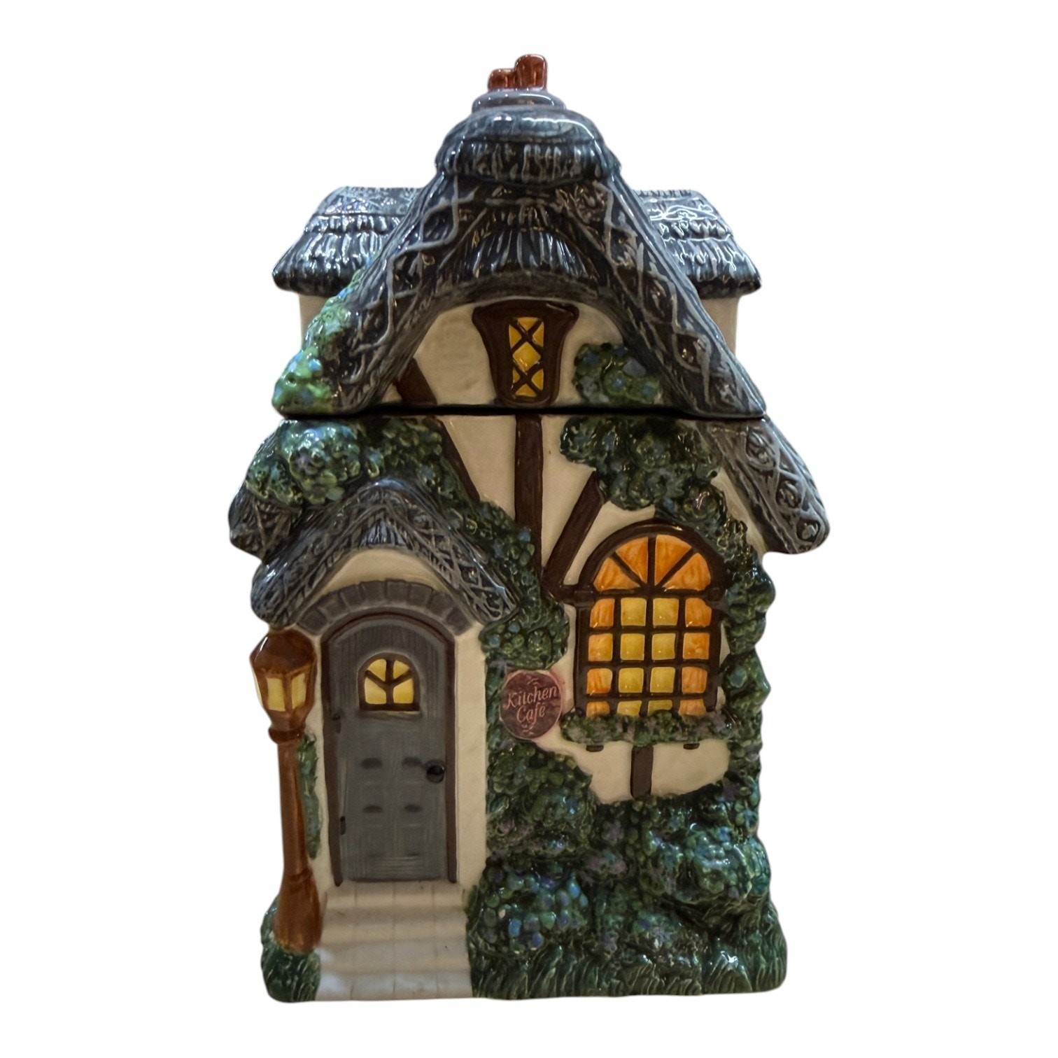 Thomas Kinkade Kitchen Cafe Canister Hawthorne Village Cottage A0773