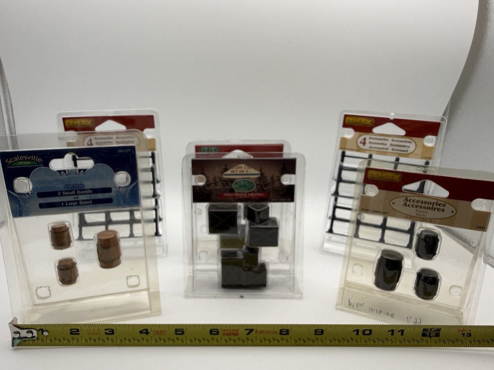 Lot of Lemax Christmas Village 6 Landscape Accessories Lot