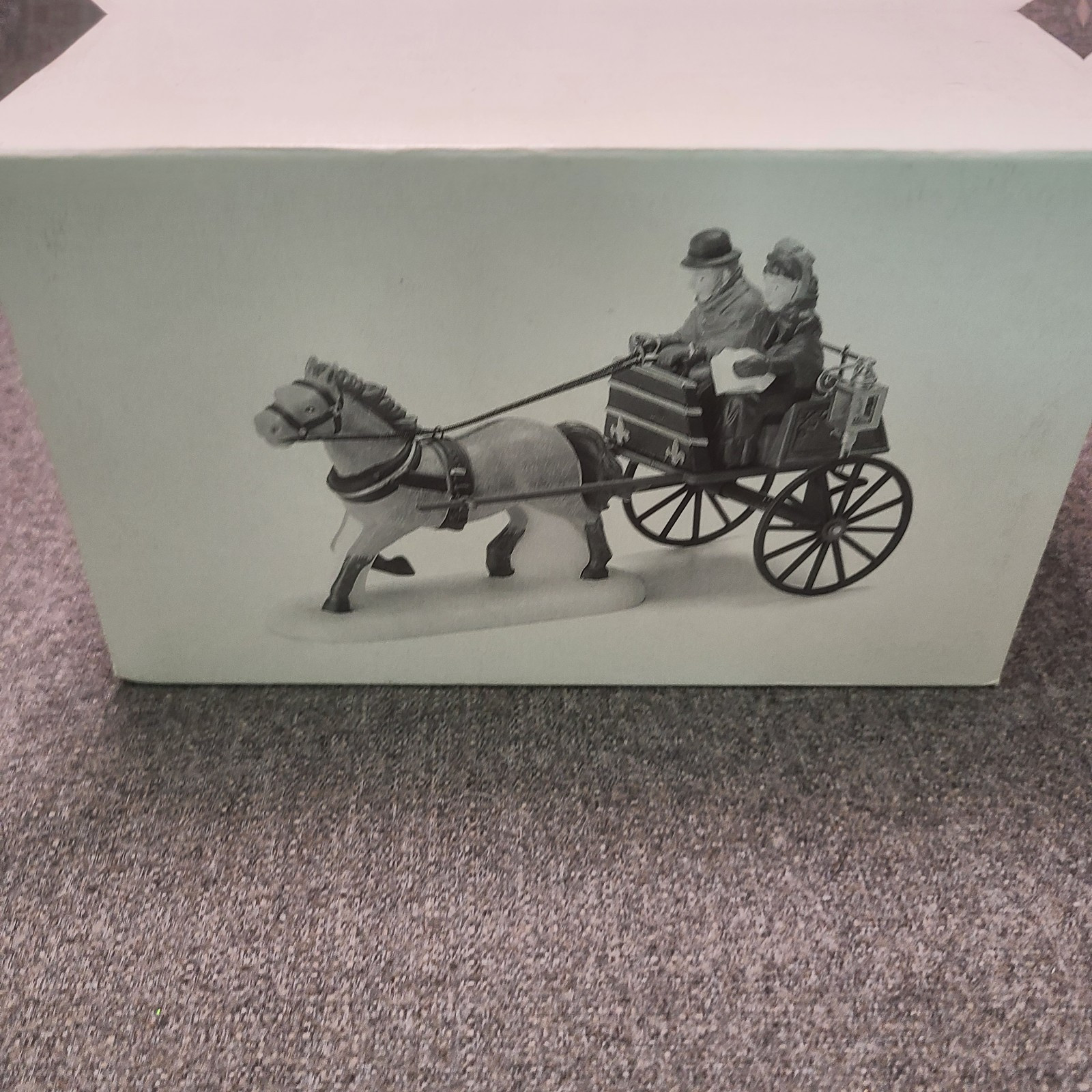 Dept 56 Heritage Village Red Christmas Sulky #58401 Mint in Original Box