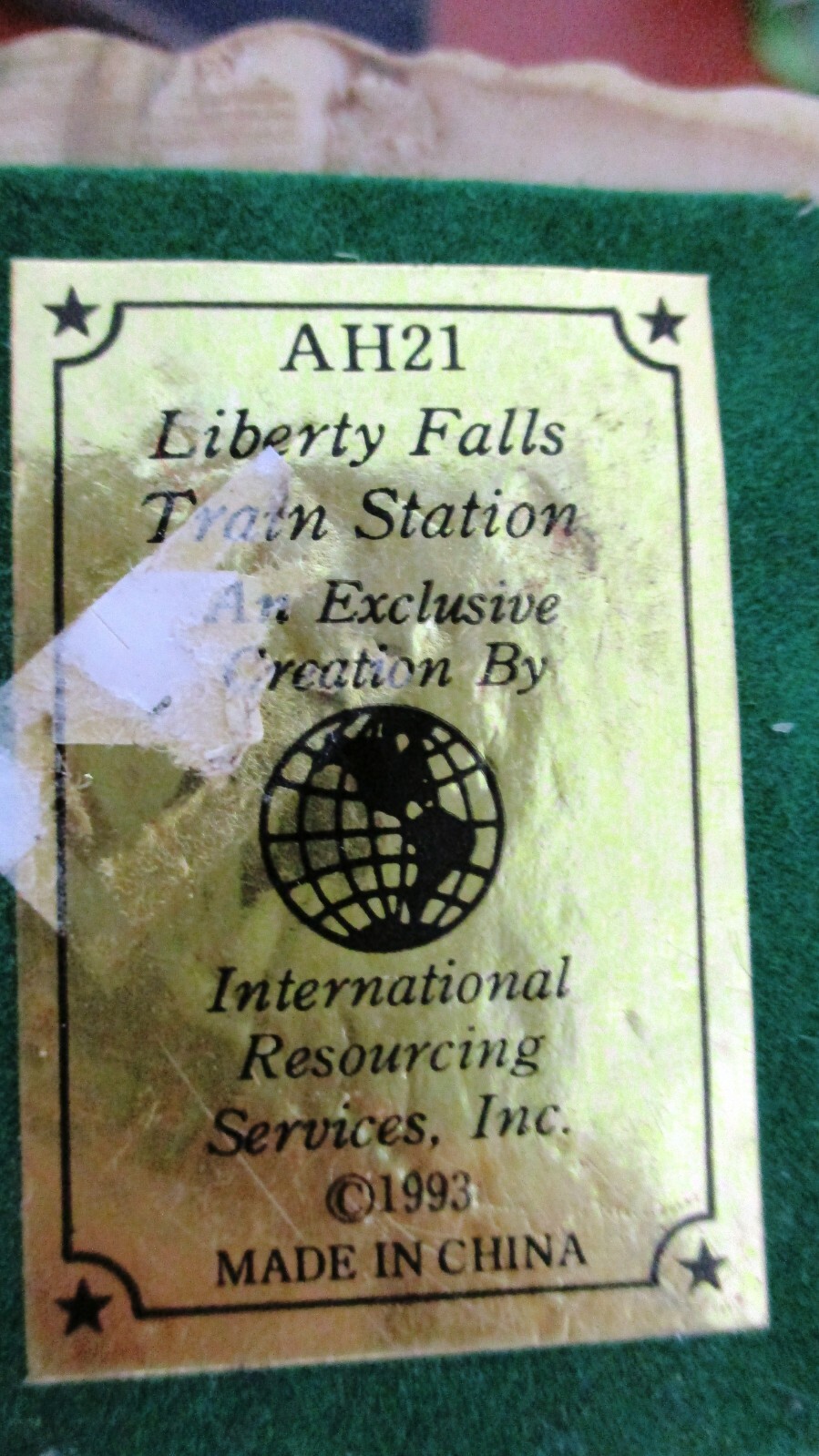 International Resourcing~1993~LIBERTY FALLS TRAIN STATION Village House~AH21
