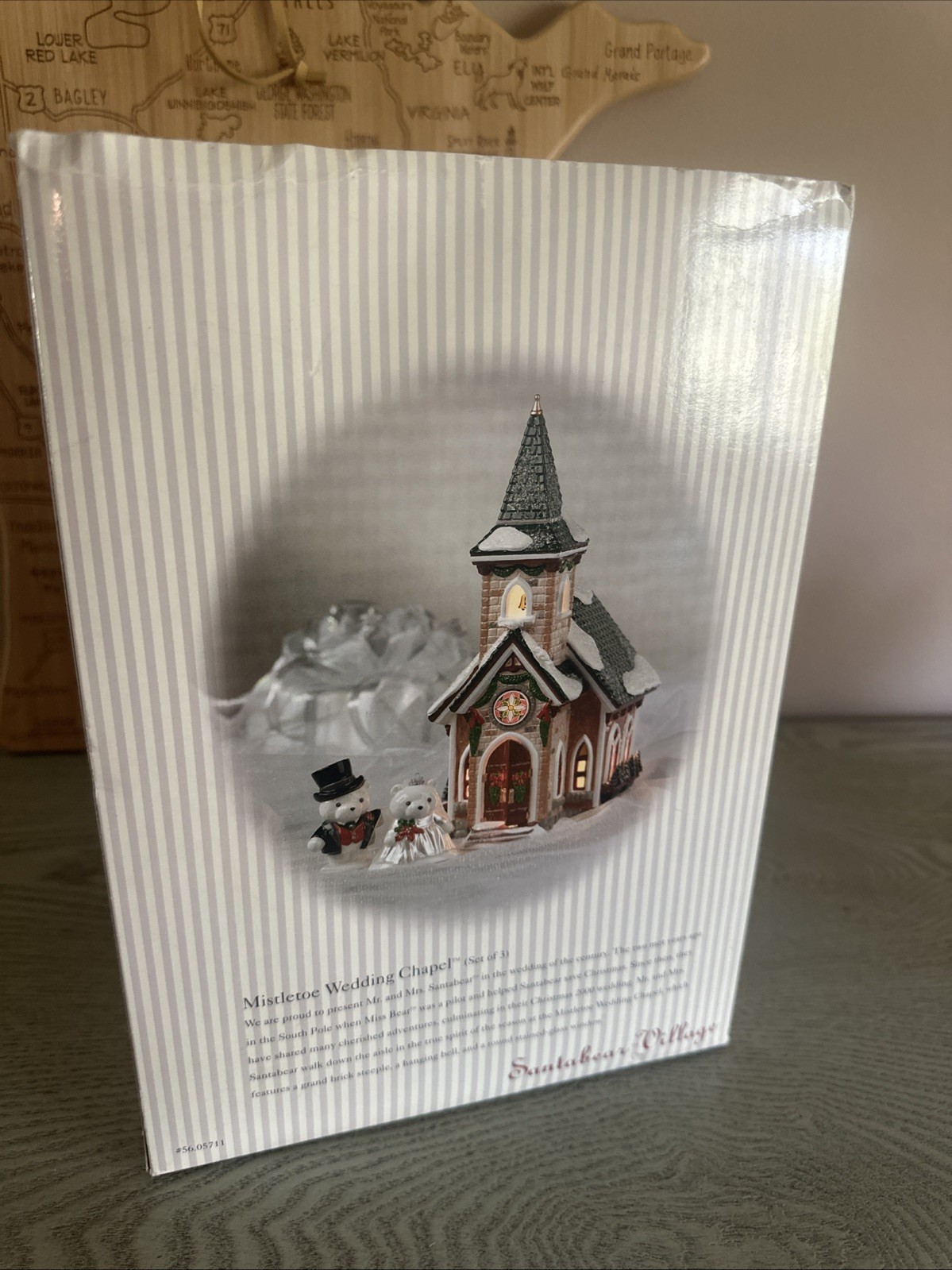 Dept 56 Mistletoe Wedding Chapel Dayton’s Marshall Fields Santabear 56.05711