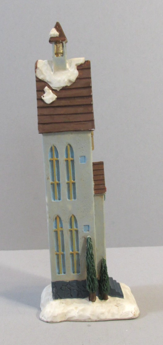 Lot of 3 Franks Nursery & Crafts Skinny Christmas Village Buildings