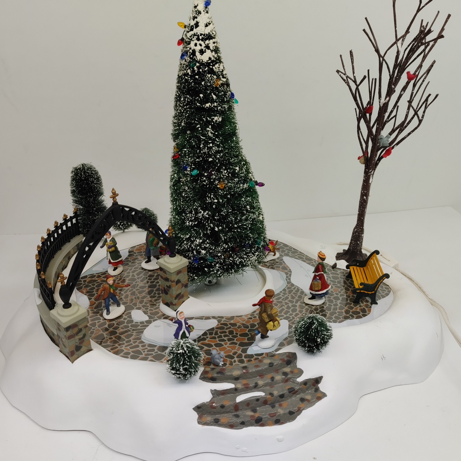 Dept 56 All Around the Park Winter Village w/Box *See Condition